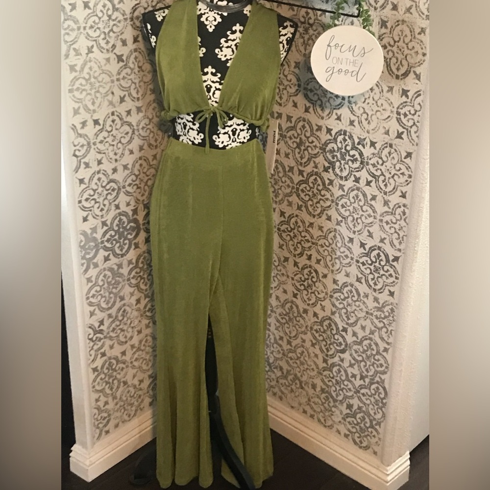 Morning Mist Green Two Piece Jumper